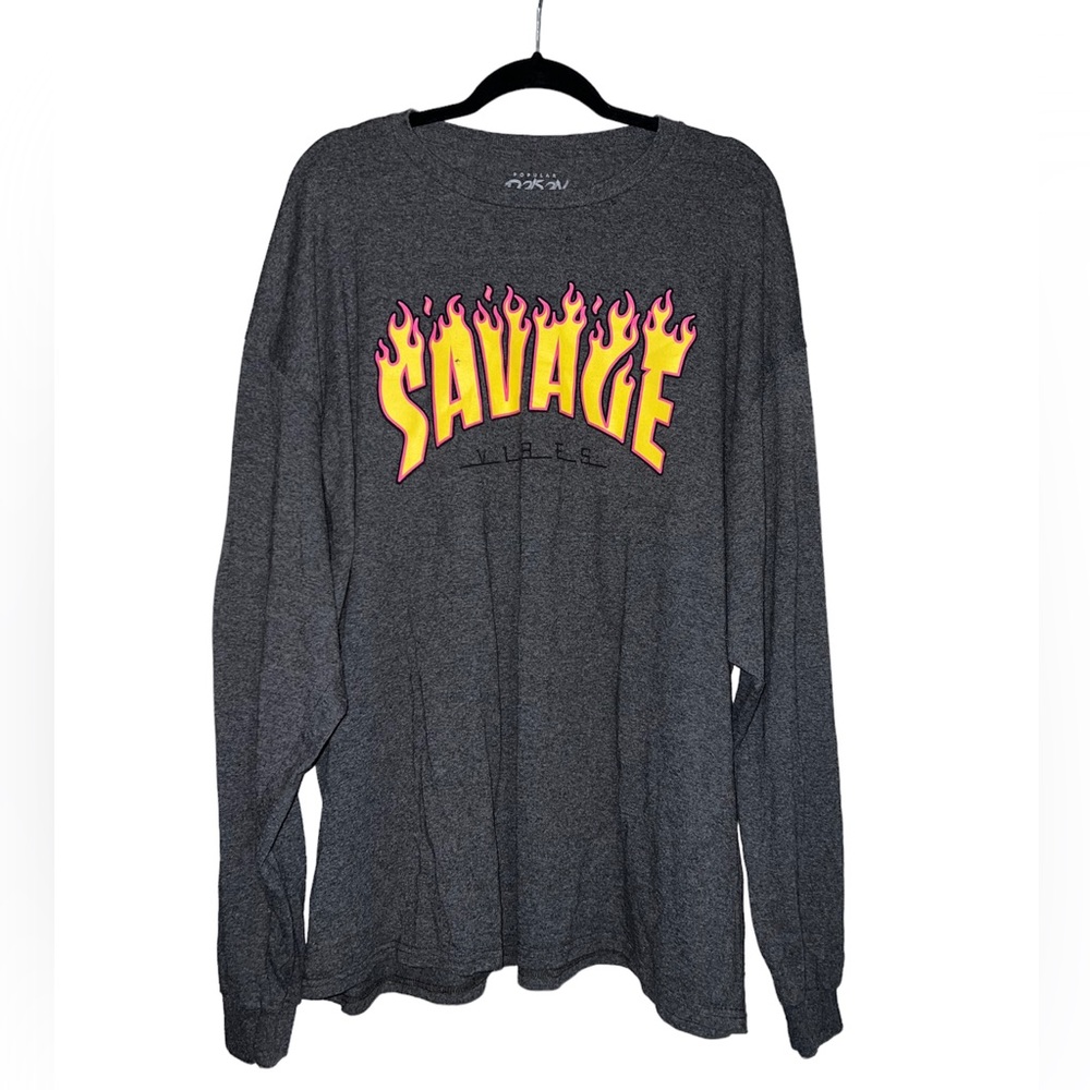 Popular Poison Men’s Graphic Long Sleeve Tee